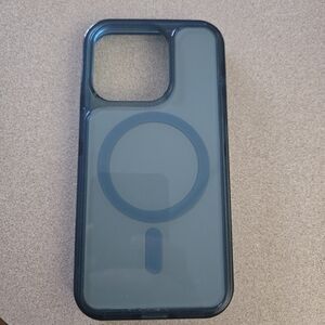 Blue Phone Case with MagSafe Compatibility Iphone 15 Pro Case